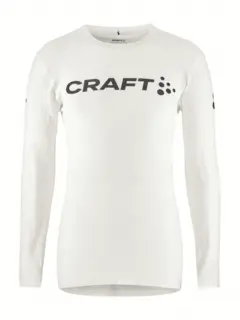 Craft M Trøye NOR Pro Wool Extreme X XL Langermet ulltrøye - White/Blaze