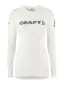Craft Dame NOR Pro Wool Extreme X LS Langermet ulltrøye - White/Blaze