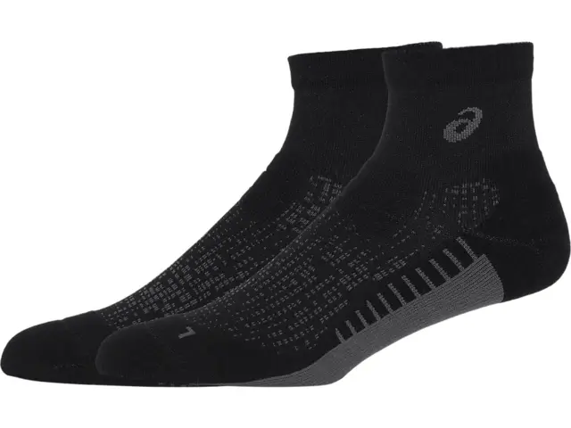 Asics Performance Run Sock Quarter 47-49 Teknisk løpesokk, sort 