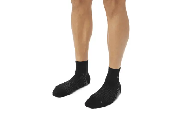Asics Performance Run Sock Quarter 47-49 Teknisk løpesokk, sort 
