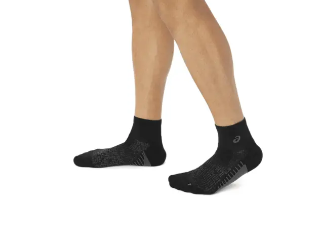Asics Performance Run Sock Quarter 47-49 Teknisk løpesokk, sort 