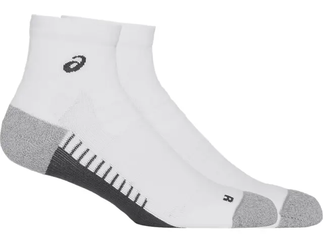 Asics Performance Run Sock Quarter 47-49 Teknisk Løpesokk, Hvit 