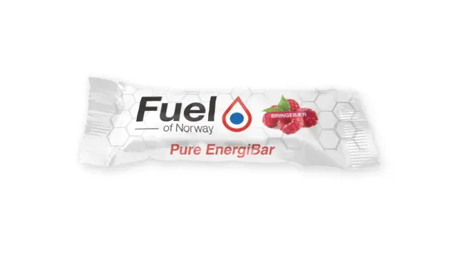Fuel of Norway Energibar Bringebær 40g Energibar med smak av Bringebær 