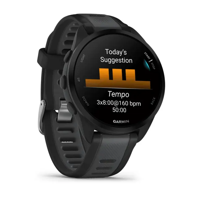 Garmin Forerunner 165 Music Flott treningsklokke med AMOLED-skjerm 