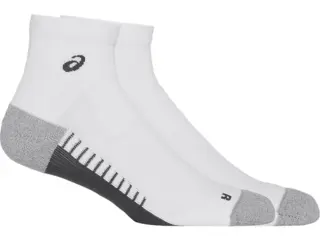 Asics Performance Run Sock Quarter Teknisk L&#248;pesokk, Hvit