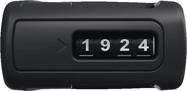 Abus Foldbar Lås 6000C Bordo Combo 