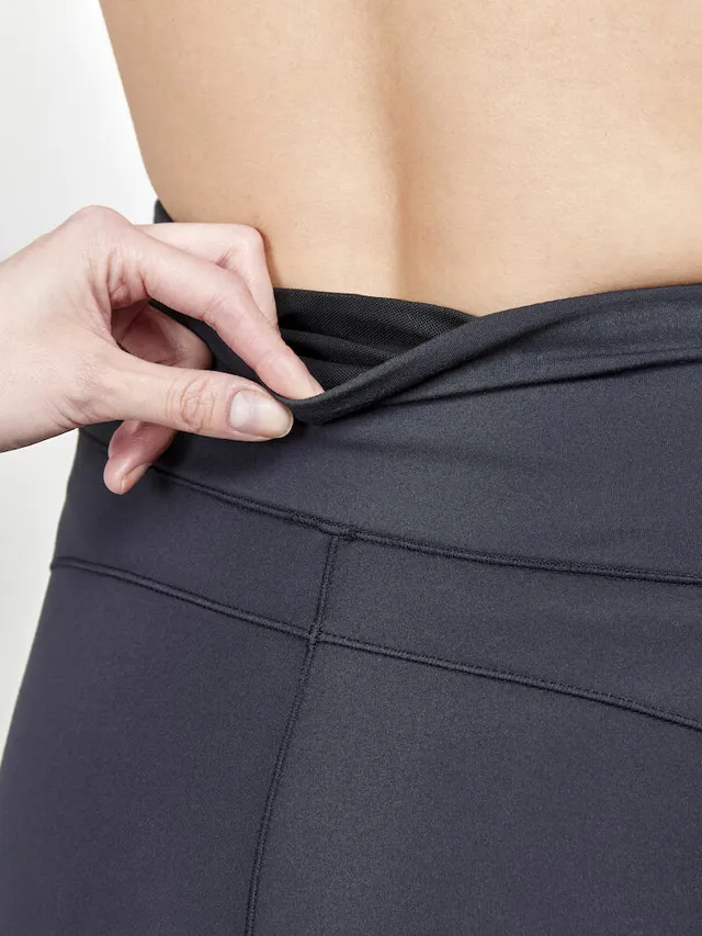 Craft W Adv Essence Hot Pants 2 L Funksjonell og Myk Hotpant, Black 