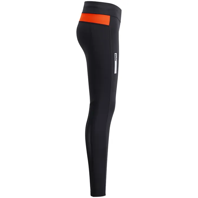 Swix Dame Tights Roadline M Tights til rulleski og løp Black 