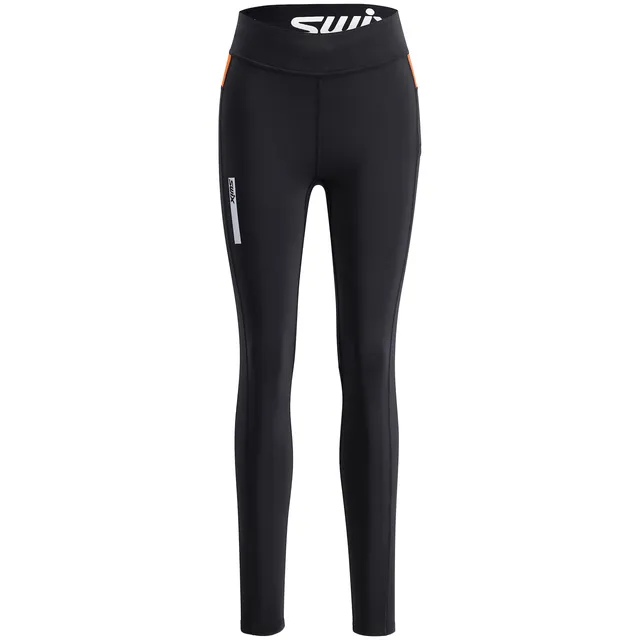 Swix Dame Tights Roadline M Tights til rulleski og løp Black 