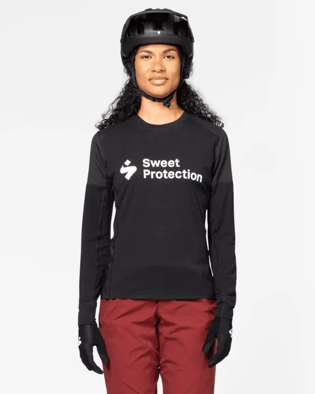 Sweet W Hunter Trøye Merino Hybrid LS S MTB-trøye i god merinoull 