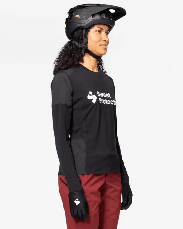 Sweet W Hunter Trøye Merino Hybrid LS S MTB-trøye i god merinoull 