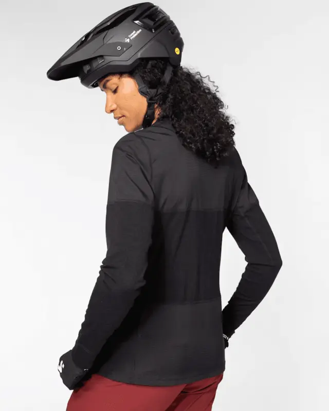 Sweet W Hunter Trøye Merino Hybrid LS S MTB-trøye i god merinoull 