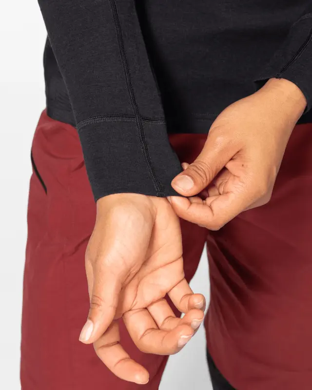 Sweet W Hunter Trøye Merino Hybrid LS S MTB-trøye i god merinoull 