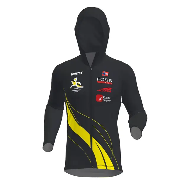 Flex Shirt Hoodie Herre L Klubbtøy Romerike Ultraløperklubb 