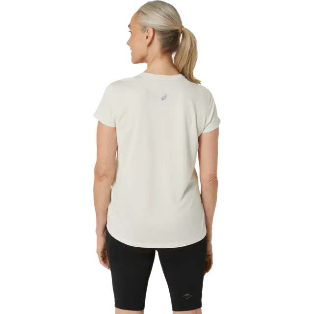 Asics Dame Top Fujitrail Logo SS M BIRCH 