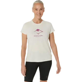 Asics Dame Top Fujitrail Logo SS BIRCH