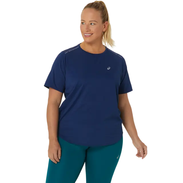 Asics Dame Top Road SS S BLUE EXPANSE 