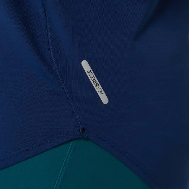 Asics Dame Top Road SS S BLUE EXPANSE 