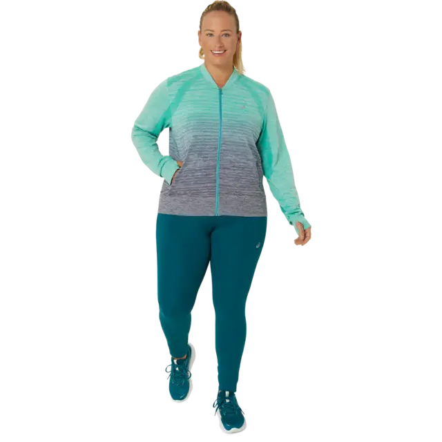 Asics W Road High Waist Tights L RICH TEAL 