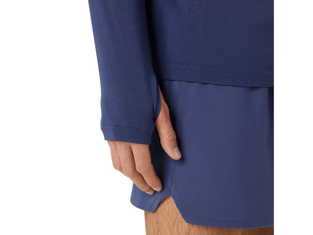 Asics Herre Top Seamless LS  L THUNDER BLUE/DENIM BLUE 