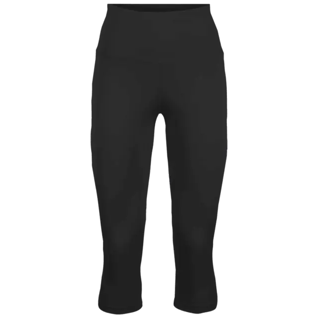 Johaug W Elevated 3/4 Tights S Høy og behagelig midje, CBLCK 