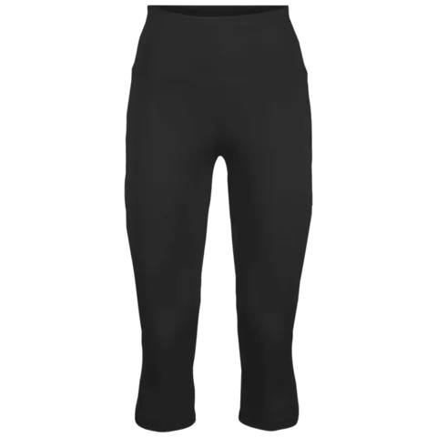 Johaug W Elevated 3/4 Tights H&#248;y og behagelig midje, CBLCK