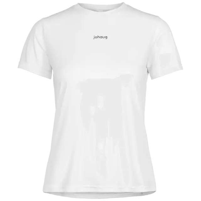 Johaug Dame Discipline Trøye M Superlett og funksjonell t-skjorte, Wh 