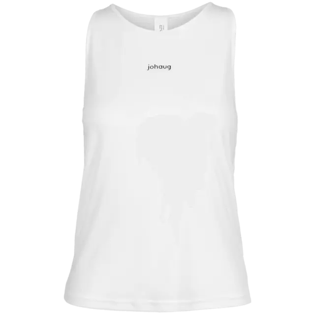 Johaug Singlet Discipline M Lett og behagelig treningssinglet White 
