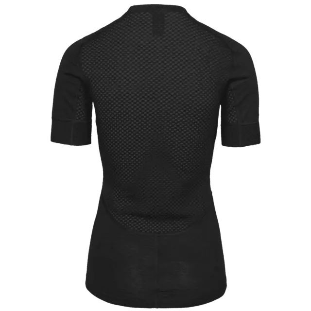 Johaug Dame Lithe Tech Ull Trøye S En feminin, sporty t-skjorte i ull TBLCK 