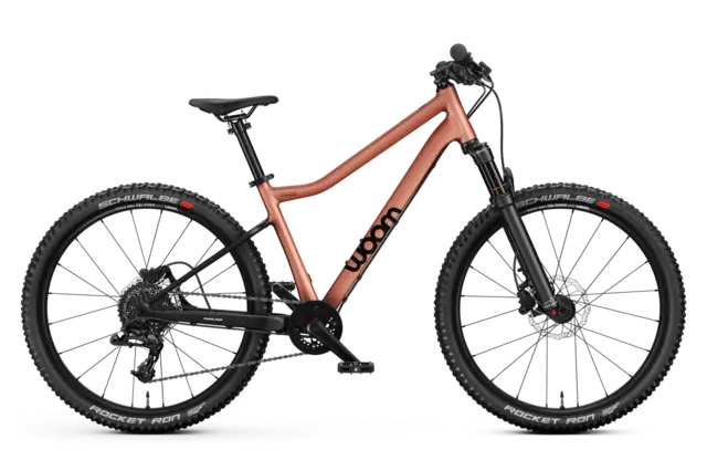 Woom 5 Off Air 24" Barnesykkel 7-11 år Lett terrengsykkel til jr m. demper Copp 