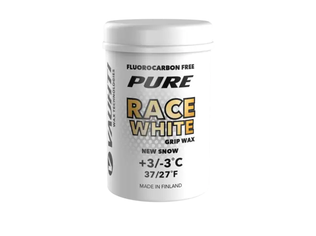 Vauhti PURE RACE NS WHITE Festevoks for nysnø, Hvit, +3/-3*C 