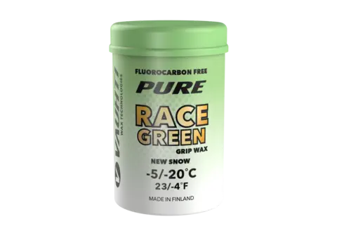 Vauhti PURE RACE GREEN New Snow Festevoks for nysnø, Grønn, -5/-20°C