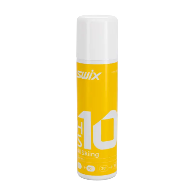 Swix HS10 Liq. Gul, +2°C/+10°C 125ml Flytende fluorfri glider trening/konkur 