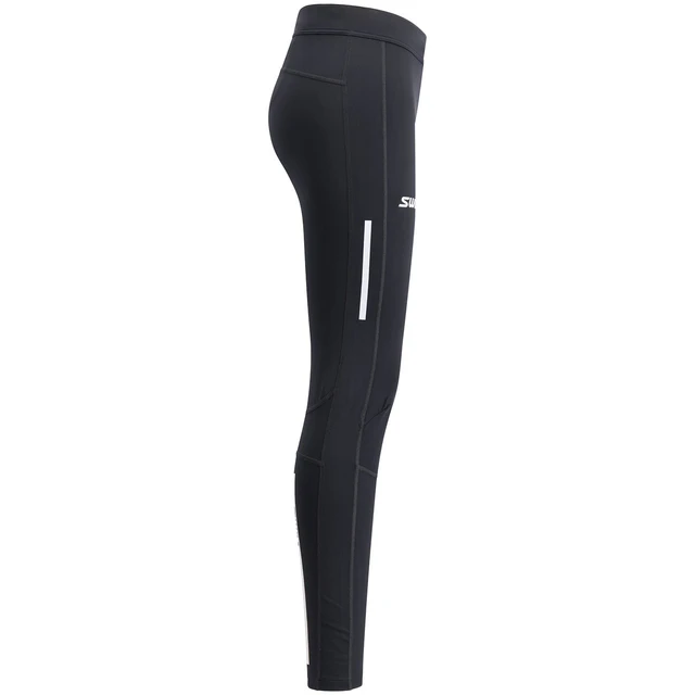 Swix Dame Tights Focus Warm M Isolerende tights til langrenn Black 