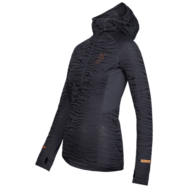 Johaug Trøye Advance Tech-Wool Hood S Baselayer i teknisk ull Dark Blue 