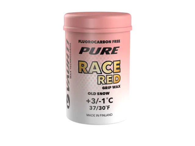 Vauhti PURE RACE OS RED Festevoks rød  eldre finkornet snø. Mild 