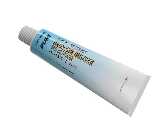 Vauhti PURE RACE BLUE Fluorfritt klister, Blått skareklister 
