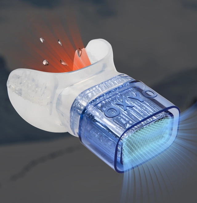 OXYO-One Varmeveksler Blå Pustemunnstykke for de kalde dagene 