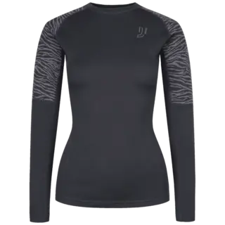 Johaug Tr&#248;ye LS Elevate Wool Myk og varm ulltr&#248;ye TBLCK