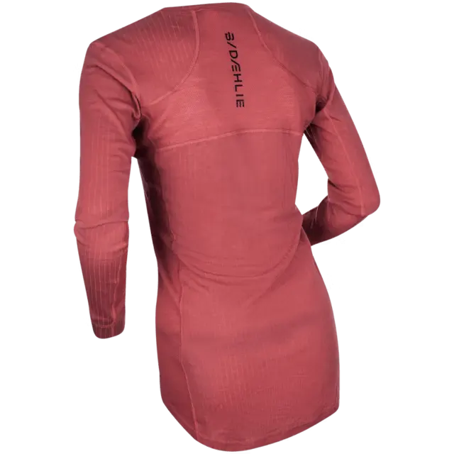 Dæhlie Dame Trøye performance-Tech M Teknisk undertøy med noe Ull Dusty Red 