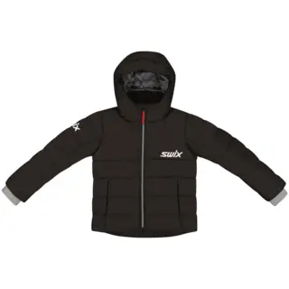 Swix Junior Dunjakke Team God og varm dunjakke Black