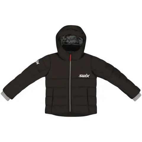 Swix Junior Dunjakke Team God og varm dunjakke Black