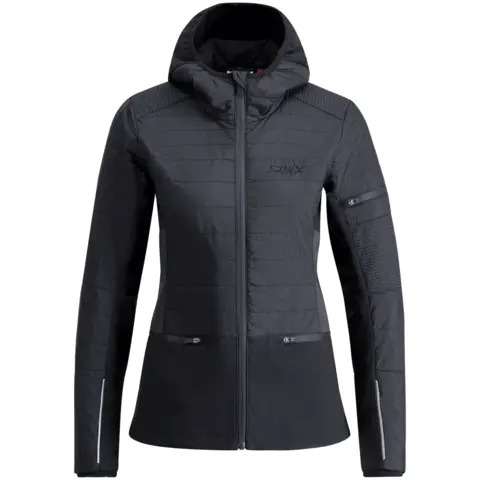 Swix Dame Jakke Horizon Teknisk og varm skijakke Black/Phantom