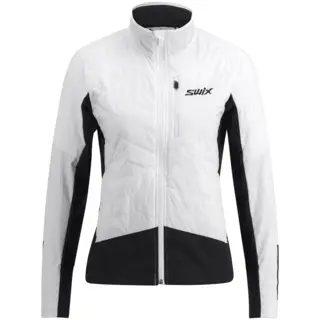 Swix Dame Jakke Dynamic Hybrid Ins Varm langrennsjakke Bright White/Black