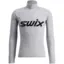 Swix Herre Tr&#248;ye RaceX Merino m/ Zip Teknisk ulltr&#248;ye Light Grey / Dark Navy