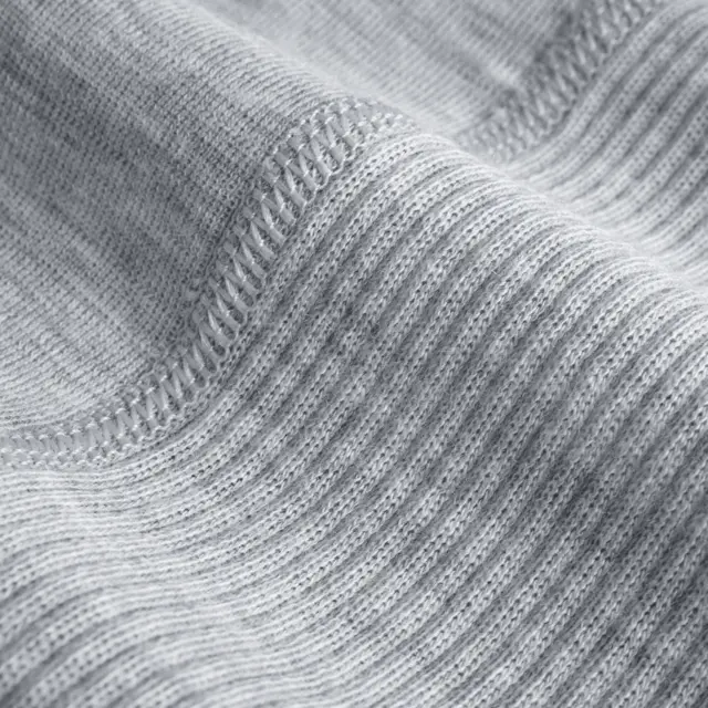 Swix Herre Trøye RaceX Merino m/ Zip L Teknisk ulltrøye Light Grey / Dark Navy 