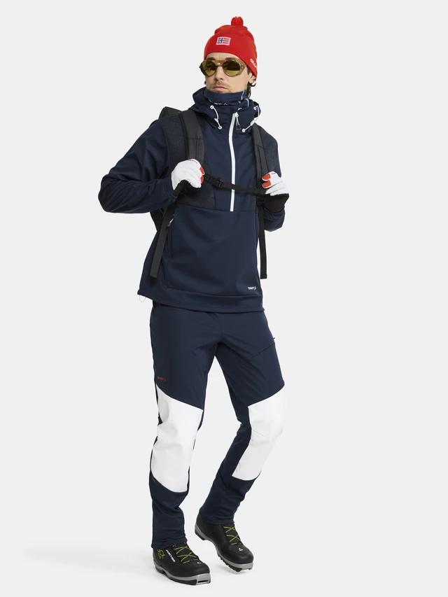 Craft Herre NOR Adv Backcountry M Anorak til herre White/Blaze 