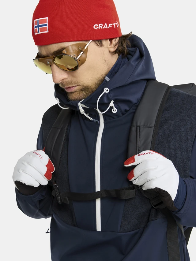 Craft Herre NOR Adv Backcountry M Anorak til herre White/Blaze 