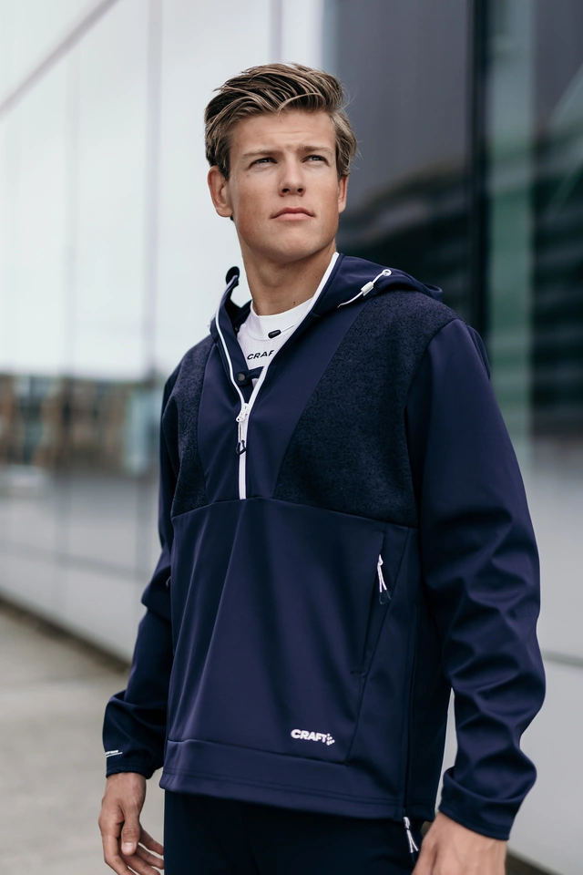 Craft Herre NOR Adv Backcountry L Anorak til herre White/Blaze 