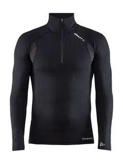 Craft Herre LS  Active Extreme X Zip XXL Herre Trøye LS Black